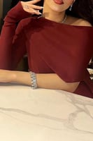 فستان سهره عودي بتصميم جديد