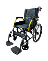 كرسي متحرك الومنيوم خفيف الوزن كفرات كبيرة