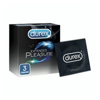 Durex ديوركس كوندوم واقي ذكري - لمتعة أطول - 3 قطع