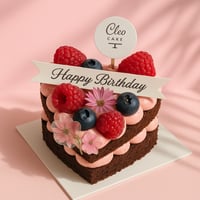 كيكة قلب كليو