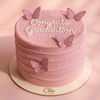 كيكة تموج وردي