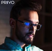 عدسات نظارات PRIVO BLUE بحماية ضد الأشعة الألكترون...