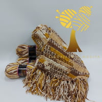 شال بخيوط هملايا مموجه