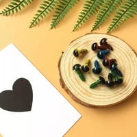 عيون دمى ملونه مقاس 18mm