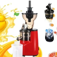 عصارة بطيئة من دينكس، 1000 واط، سعة 500 مل، وقت عم...