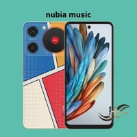 جوال nubia music ثنائي الشريحة بذاكرة 128 جيجا ورا...