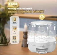 دلو تخزين الحبوب المحكم الإغلاق