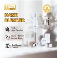 خلاط يدوي 4 في 1 بقوة 400 وات مع مطحنة ومخفق وكوب...