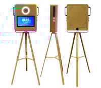 جهاز فوتوبوث بشاشة لمس بحجم 15.6 بوصة مع ستاند مست...