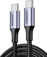 UGREEN تايب سي+تايب سي (3M) (100W) قماش