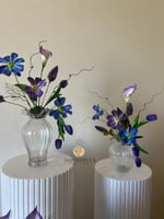 طقم فازات زجاج