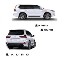 علامة ملصق لكزس LX570 كورو 2016 - 2021