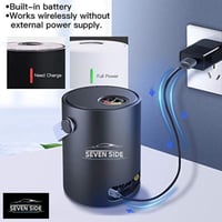 بكج مكنسة و منفاخ محمول- اسود