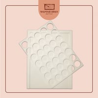 قالب دائري لطباعة الشوكولاته 3.5*3.5