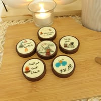 قالب سلكون شكل دائري لصنع 6 حبات