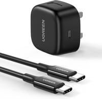 فيش 25w + كيبل تايب سي طرفين 2 متر من UGREEN