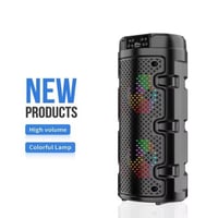 مكبر صوت بلوتوث مع إضاءة ملونة