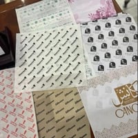 طباعة ورق تيشو حسب الطلب 100 حبة مع طباعة