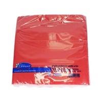 مناديل مائدة مربعة بلون احمر