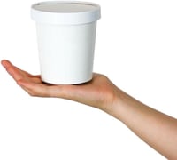 زبدية ورق كرافت نودلز أبيض بعدة مقاسات