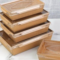 حافظة طعام 17*12*4.5 سم ورقية