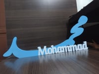 تفصيل اسماء وعبارات ثري دي حسب الطلب نوعية اكرليك...