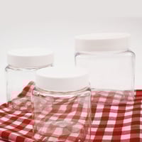 برطمان مربع بمقاسات مختلفة