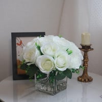 فازات زجاجية مربع 15 *15 سادة