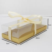 علب توزيعات شفافة