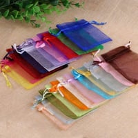 أكياس الأورجانزا الشفافة متعدد الألوان و المقاسات