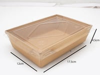 حافظة طعام 17*12*4.5 سم ورقية