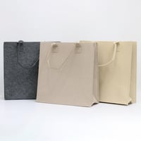 أكياس قماش مقوّى بمقبض علوي