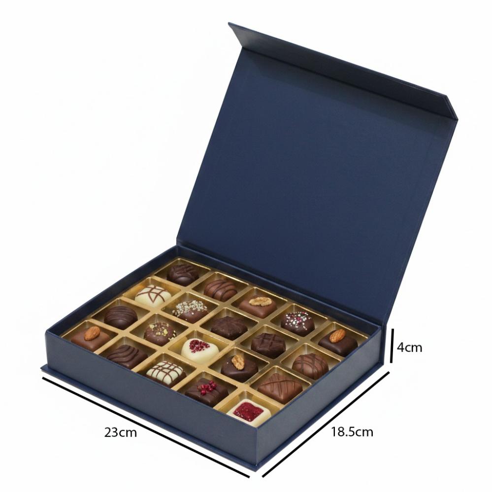 علب شوكولاتة فاخرة 20 قطعة