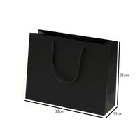 أكياس تسوق ورقية لون أسود