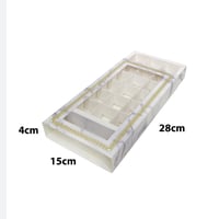 علب حلويات ورقية 18 مقسم بعدة الوان