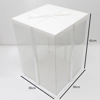 بوكس كيك وتورتة شفاف