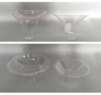 كاسات تقديم آيس كريم بلاستيك