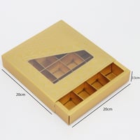 علب شوكولاتة مقسمة 16 قطعة