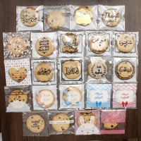 أكياس تغليف كوكيز شفافة - تصاميم متنوعة بعبارات وز...