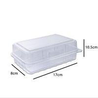 علب بلاستيك شفافه للساندوتش بغطاء مرتفع متصل