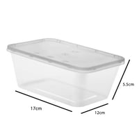 علب بلاستيك شفافة