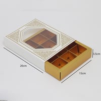 علب شوكولاتة مقسمة 12 قطعة