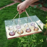 علب كب كيك شفافه ب8 فتحات