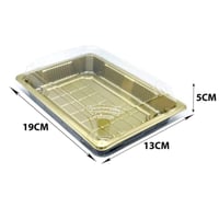 علب كيك بلاستيك سوشي مقاس 19*13*5 سم (كرتون)