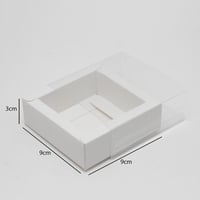 علب هدايا سحاب شفافة