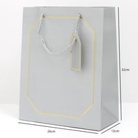 أكياس هدايا بإطار ذهبي