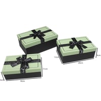 طقم علب هدايا 3 حبات بعدة ألوان