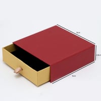 علب اكسسوارات سحاب 9*9*2.8 سم بعدة الوان