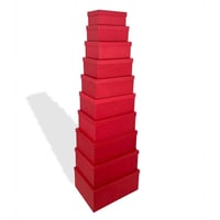 أطقم علب هدايا 10 حبات بعدة ألوان