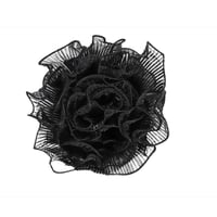 تغليف ورد قماشي اسود